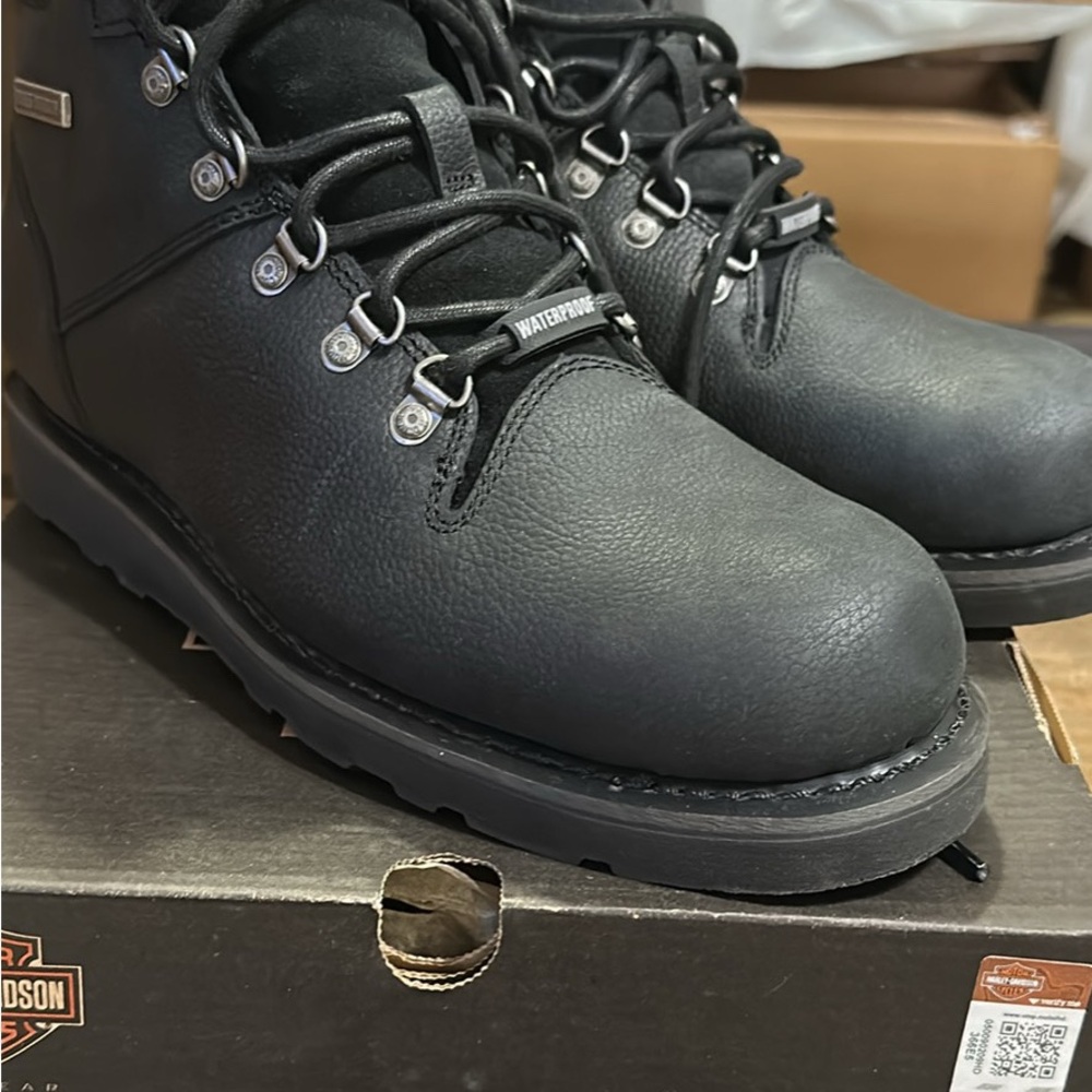 Harley-Davidson Men's Black Leather Boots